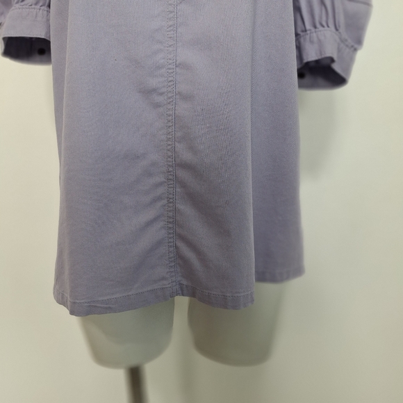 Universal Thread NEW Coquette Lavender Puff Sleeve Streetwear Blouse Size S - Picture 3 of 14